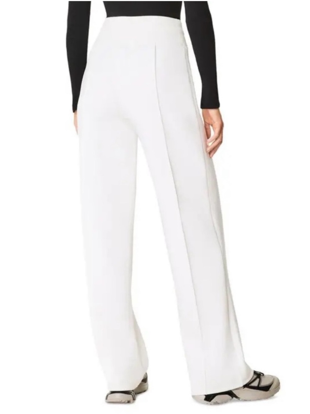 SPANX AirEssentials Luxe Tapered Pants Powder Ivory NWT Size S - Picture 2 of 12